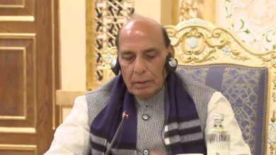 Rajnath Singh emphasized diplomacy for the resolution of global conflicts