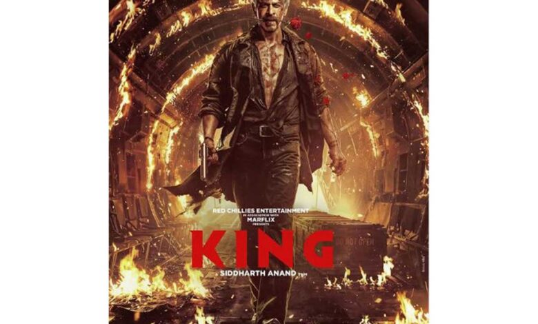 Shahrukh Khan romantic look in the King poster dialogue becomes a talking point