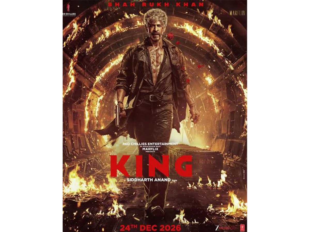 Shahrukh Khan romantic look in the King poster dialogue becomes a talking point